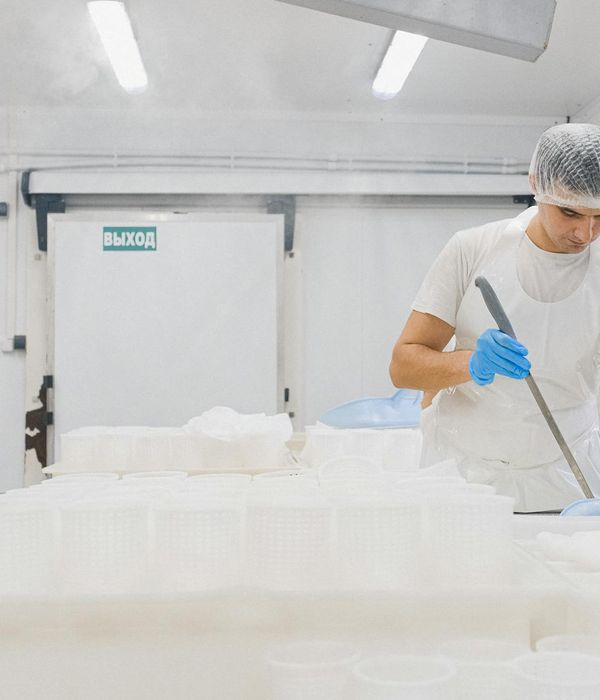 Pharmaceutical manufacturing laboratory with quality control equipment